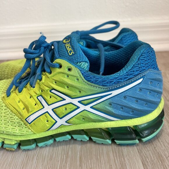 ASICS Gel Quantum 180 2 Women's Neon Athletic Running Shoes-Size 6 - Picture 6 of 11